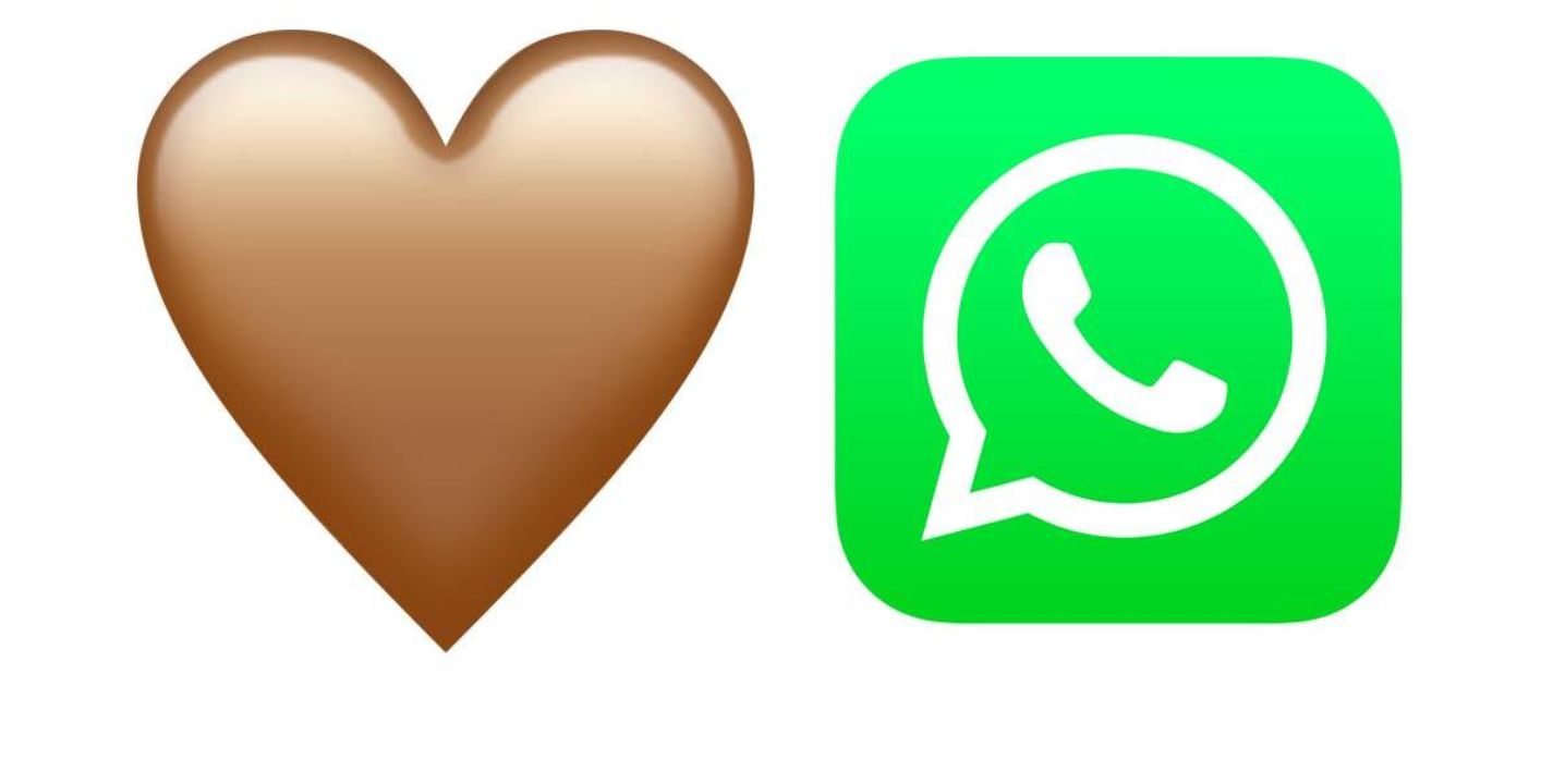WhatsApp: conoce el significado del emoji del corazón café