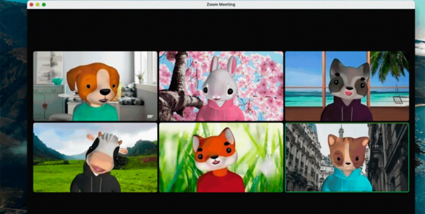 Zoom ya tiene disponibles avatares de animales para que uses tu favorito en tus videollamadas.