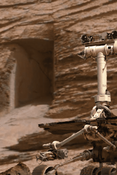¿Una puerta secreta? Rover de la NASA captura imagen peculiar de Marte