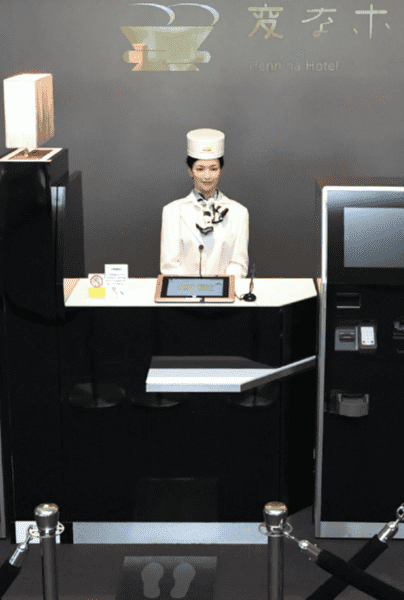 Henna Hotel Tokyo: el primer hotel atendido por robots