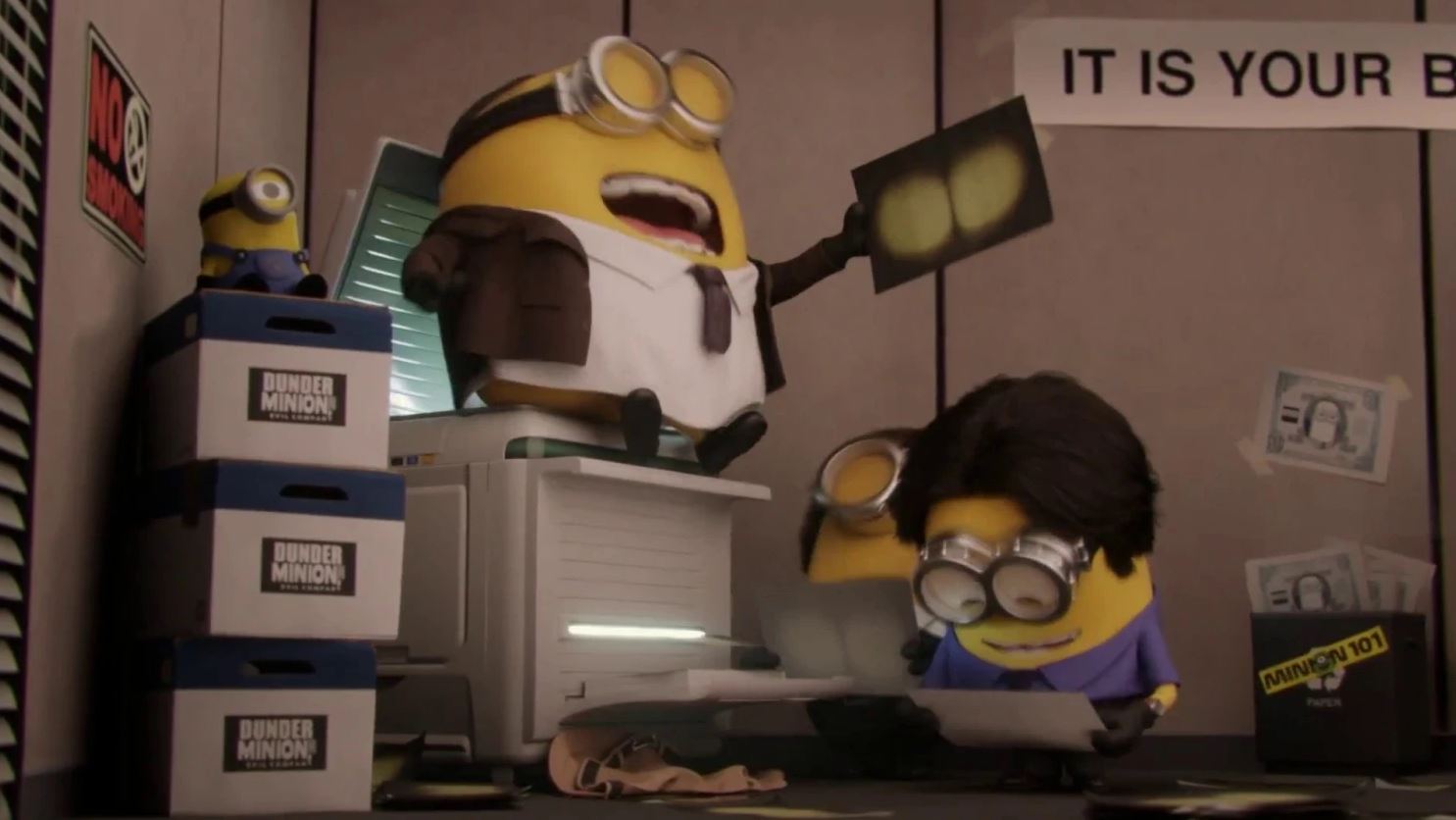 Minions y The Office realizan divertido crossover