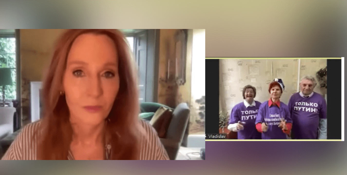 VÍDEO: Le hacen broma pesada a J.K. Rowling por Zoom