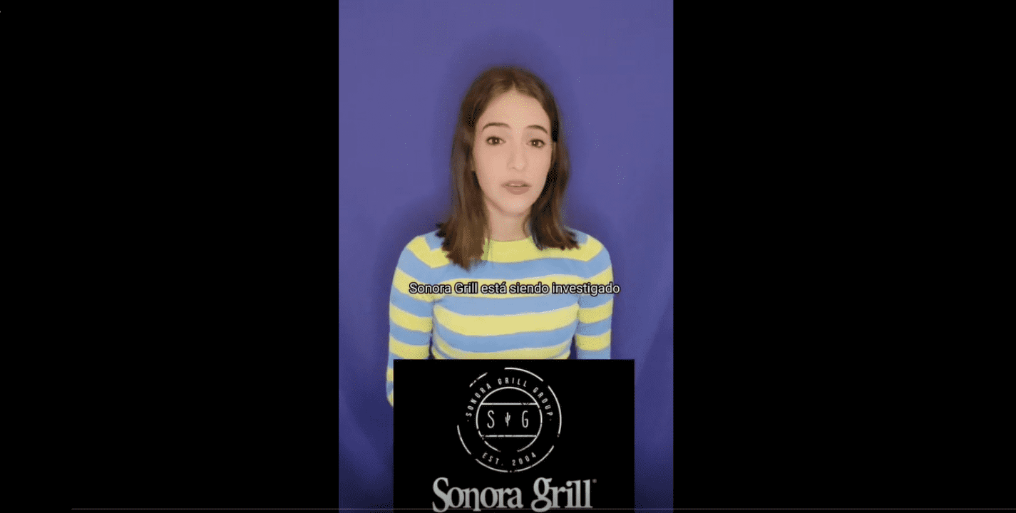 Exempleada de Sonora Grill cuenta cómo le pidieron que no sentara a gente que "no cumple con los estándares" en el balcón del restaurante para denunciar que su administración comete actos de racismo.