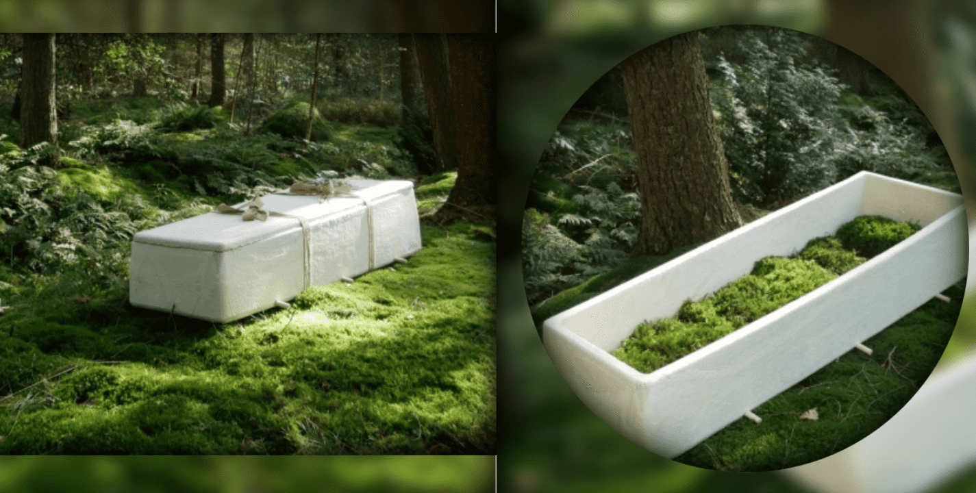 Estos son los ataúdes biodegradables del futuro en los que seremos enterrados