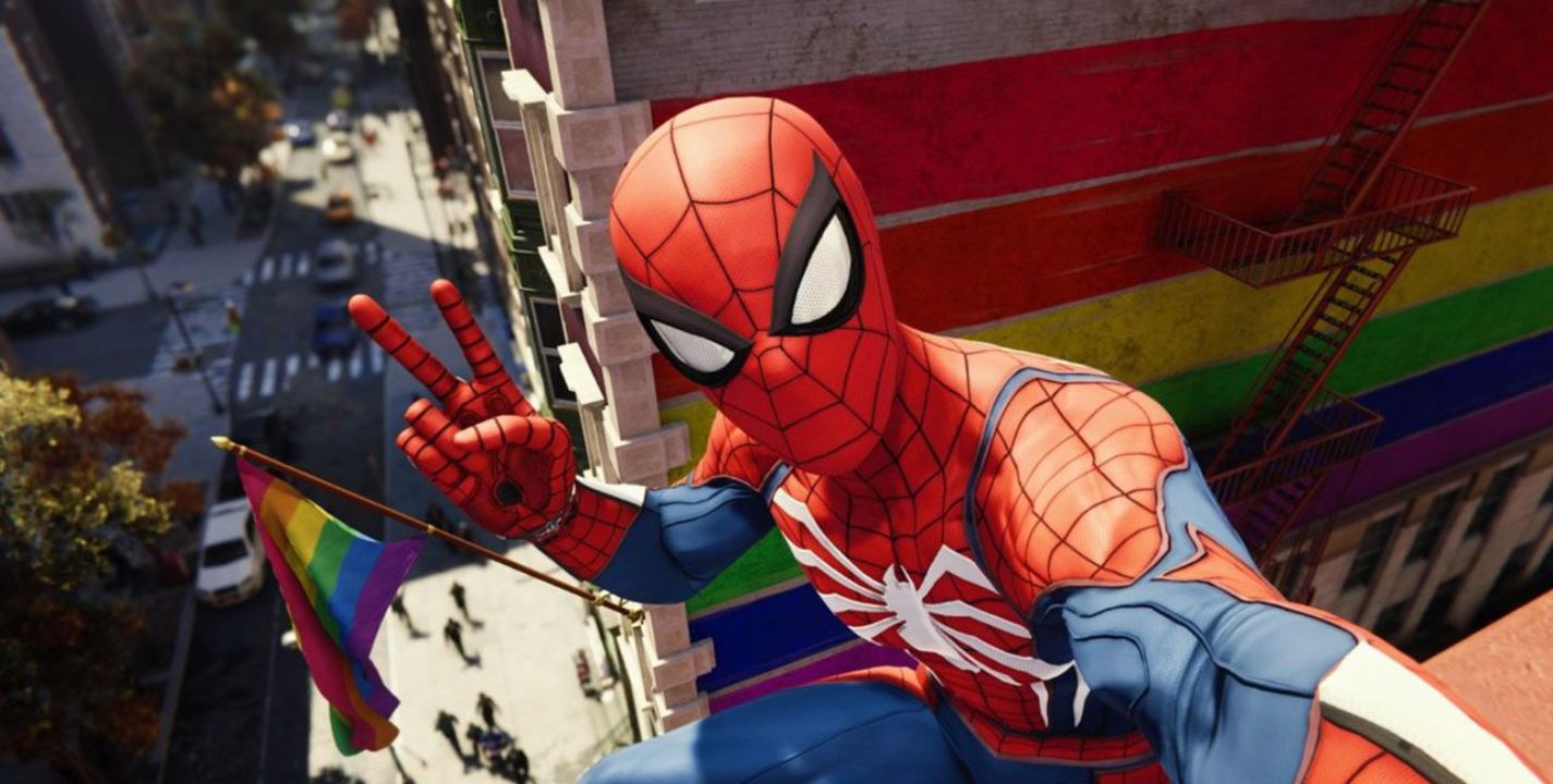 Usuario elimina las banderas LGBTQ+ de Spider-Man para PC