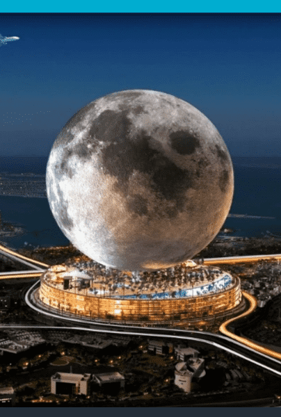 "Convertirán" a la Luna en un resort en Dubai