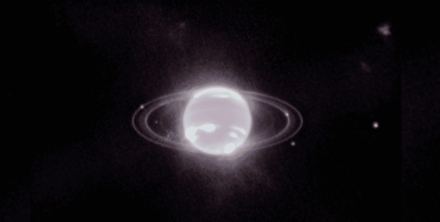 El telescopio James Webb mostró las imágenes más nítidas de Neptuno y sus anillos hasta ahora