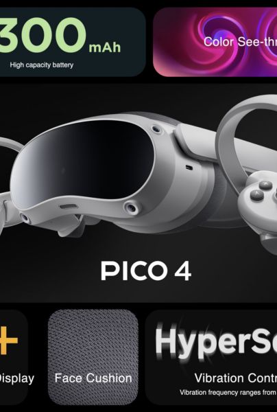 TikTok anunció sus nuevos auriculares de realidad virtual, Pico 4, los cuales tendrán un costo de 425 dólares para la versión de 12GB y 492 dólares para la de 256 GB.