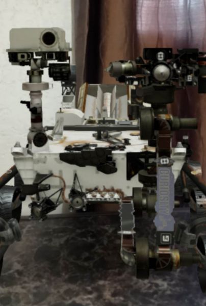 ¿Quieres tener un robot de la NASA en la sala de tu casa? Así puedes ver el rover Curiosity en 3D