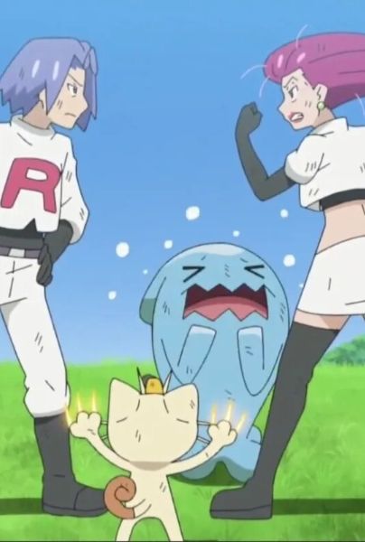 Los miembros del equipo Rocket se separan para despedirse de la serie de Pokémon.